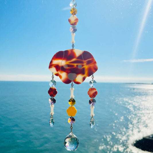 Suncatchers Brown & Cream Puppy Dog Suncatcher