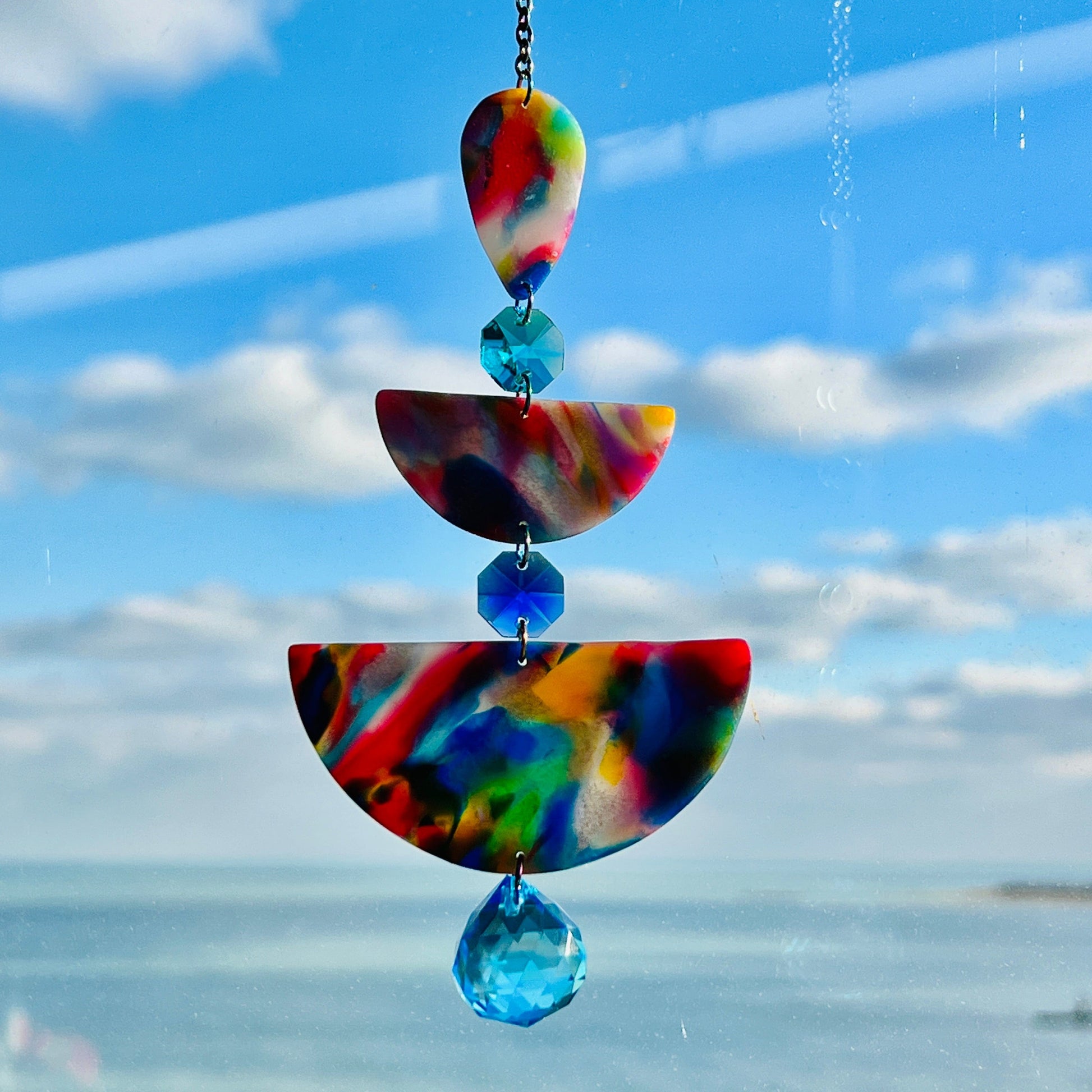 Teardrop & Arches Suncatcher
