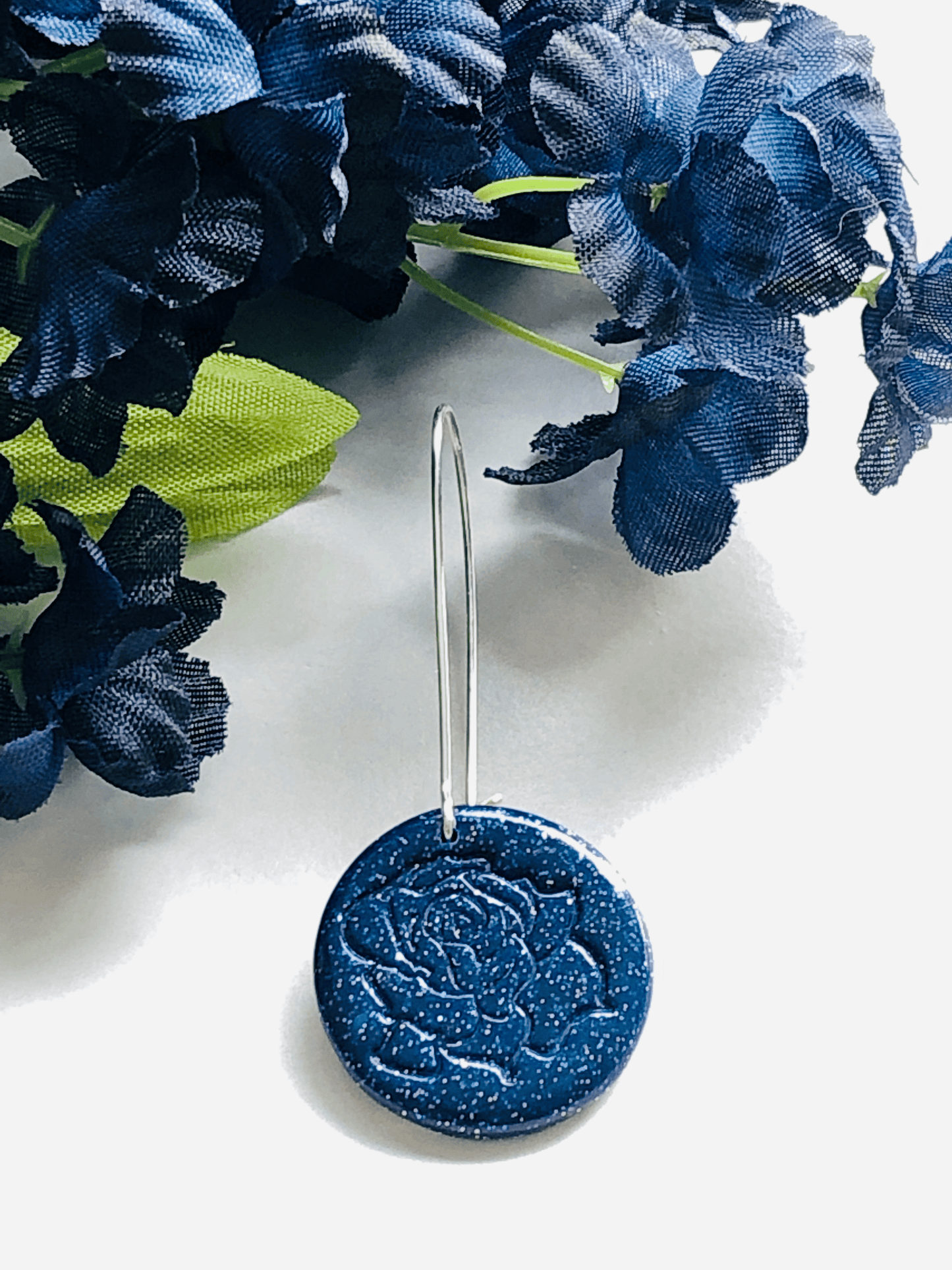 Earring Alya Alya, Polymer Clay Earrings, Pink Clay Earrings, Rose Earrings, Roses