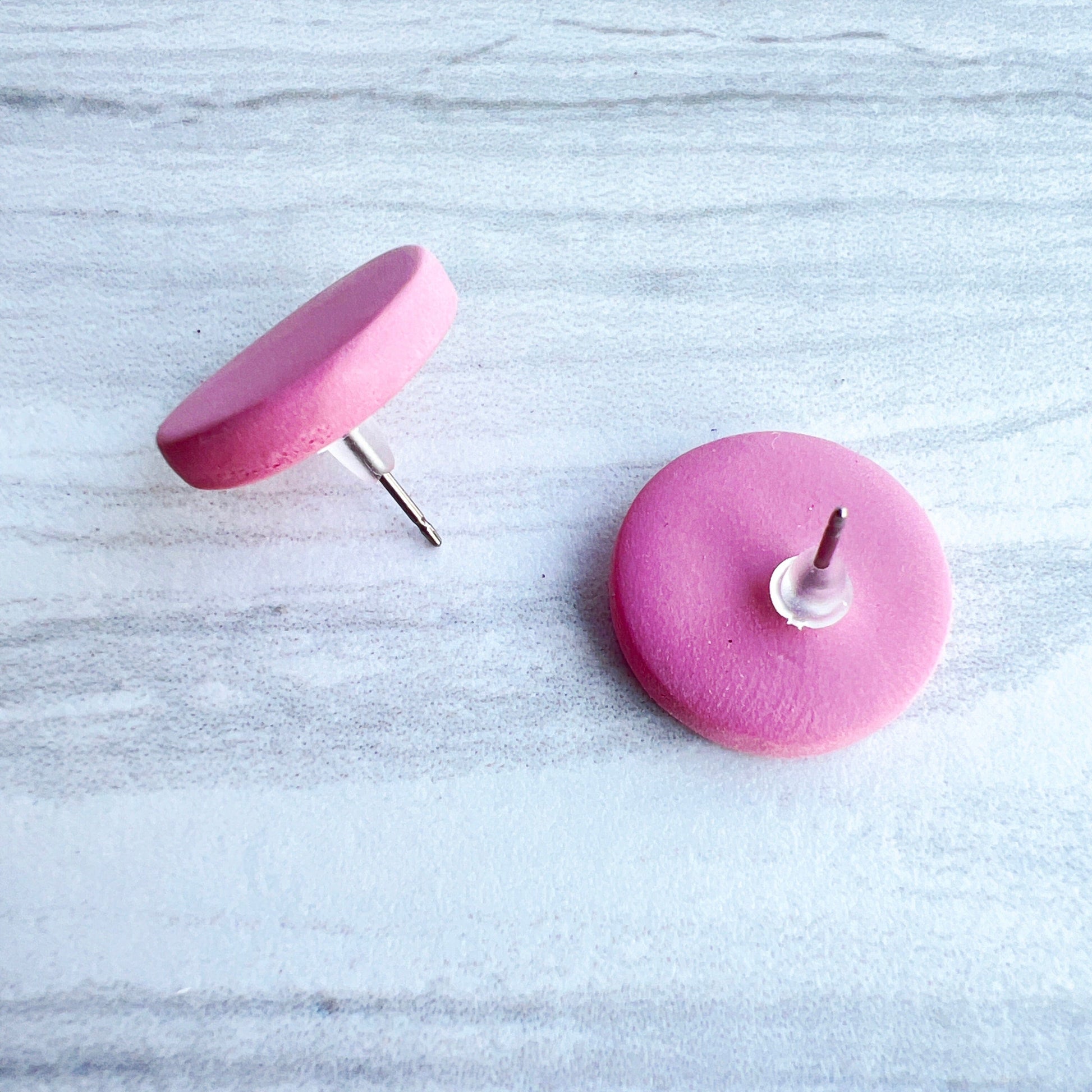 Earrings Purple Circle Stud Earrings