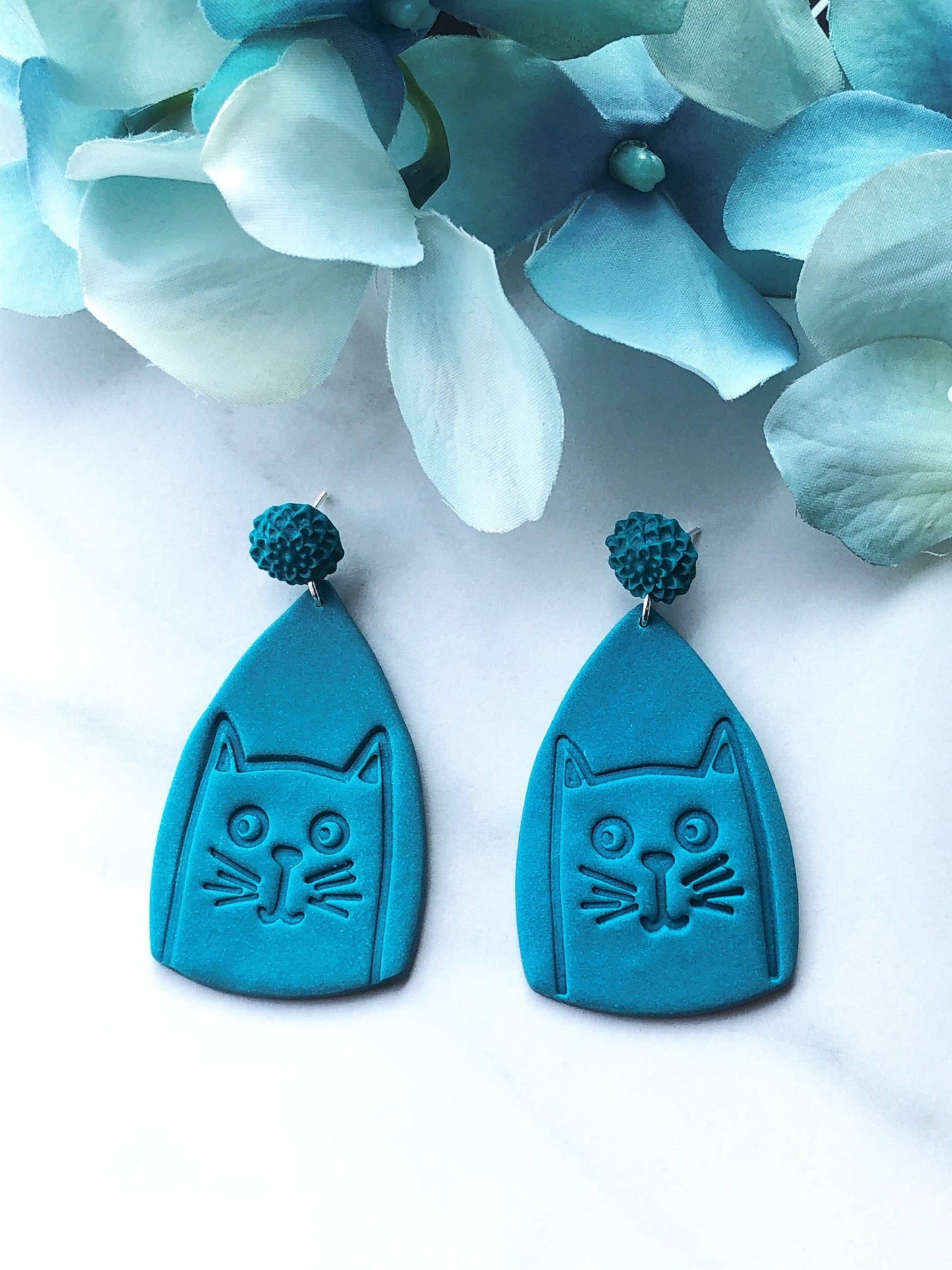 Earring Seth Seth, Cat Earrings, Polymer Clay Earrings, Polymer Clay Cat Earrings