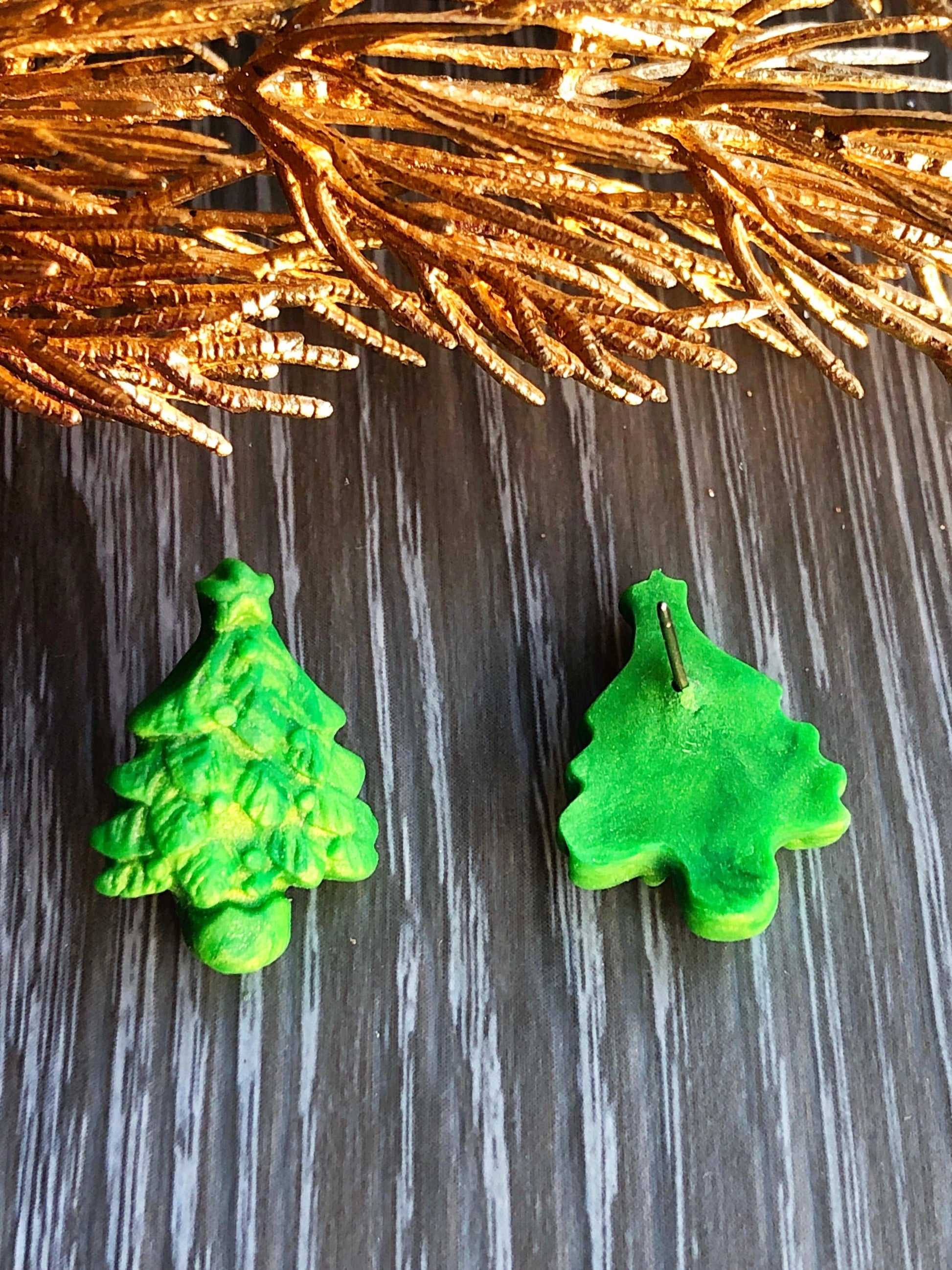 Earrings Christmas Tree Stud Earrings