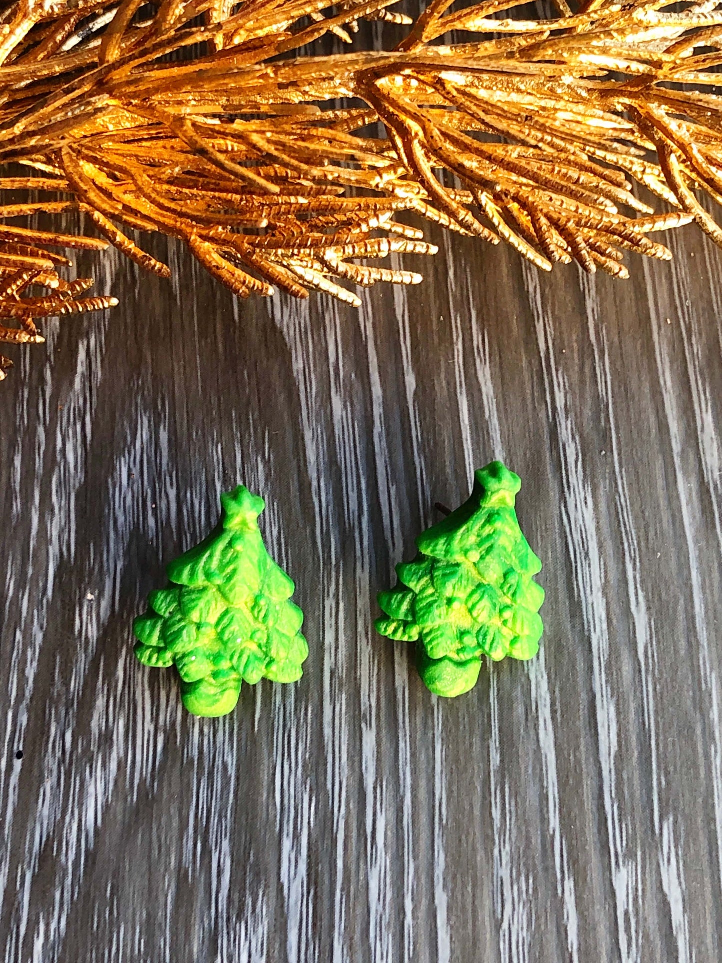 Earrings Christmas Tree Stud Earrings
