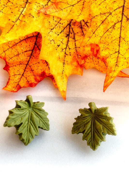 Earrings Maple Leaf Stud Earrings