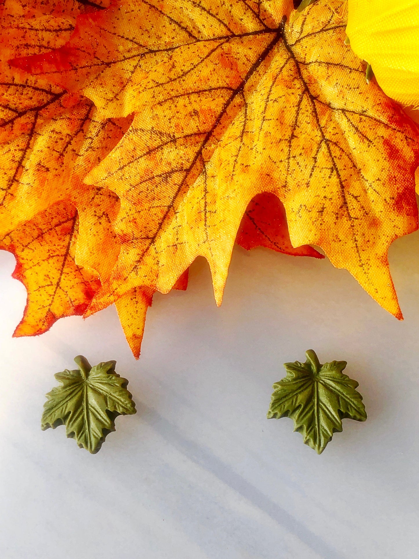 Earrings Maple Leaf Stud Earrings