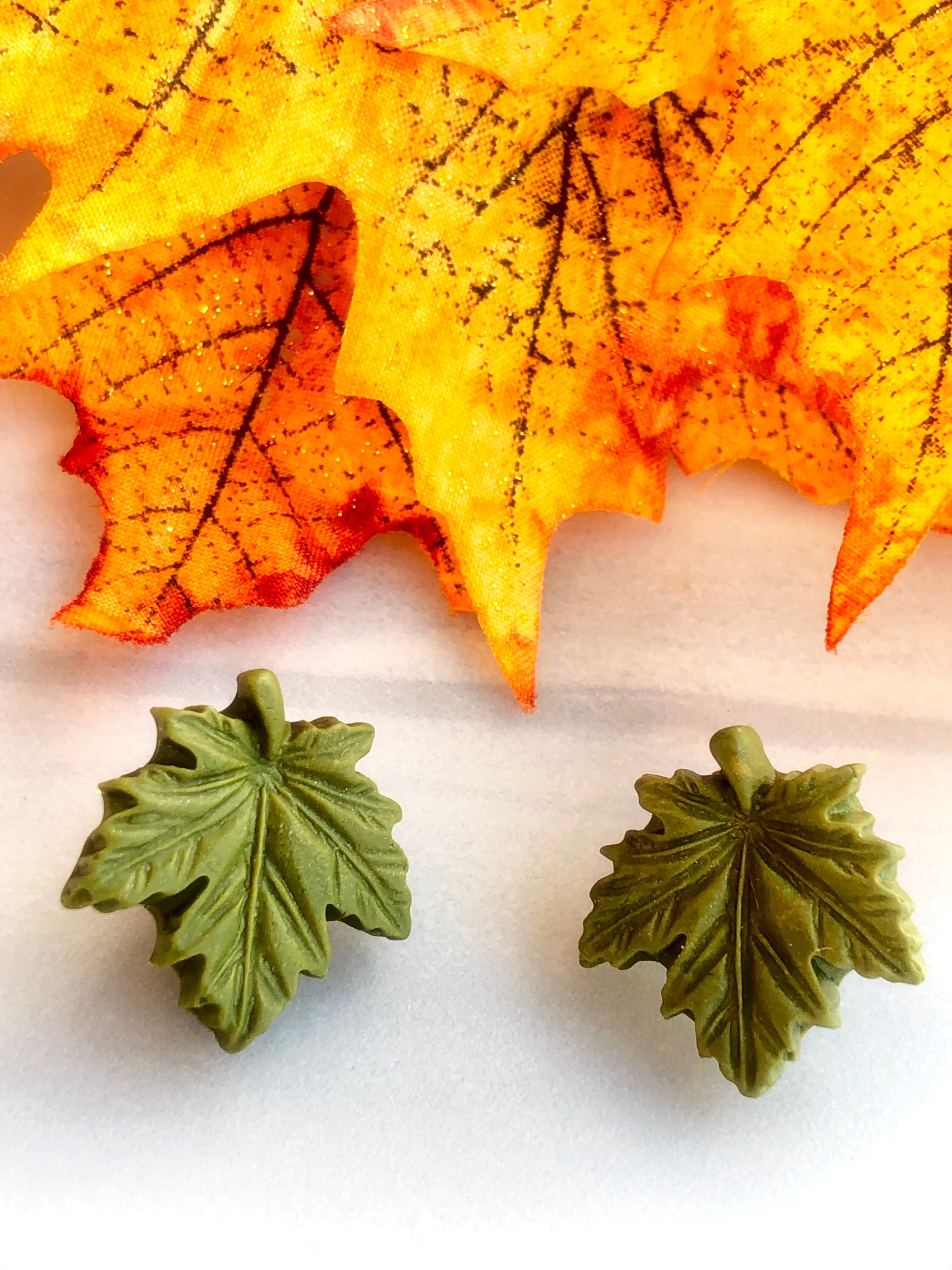 Earrings Maple Leaf Stud Earrings