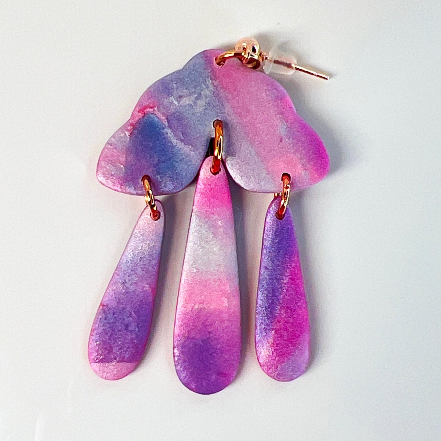 Earrings Nayeli - Pastel Scalloped Arch Earrings