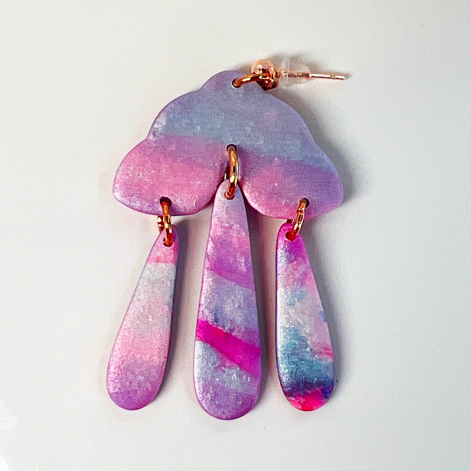 Earrings Nayeli - Pastel Scalloped Arch Earrings
