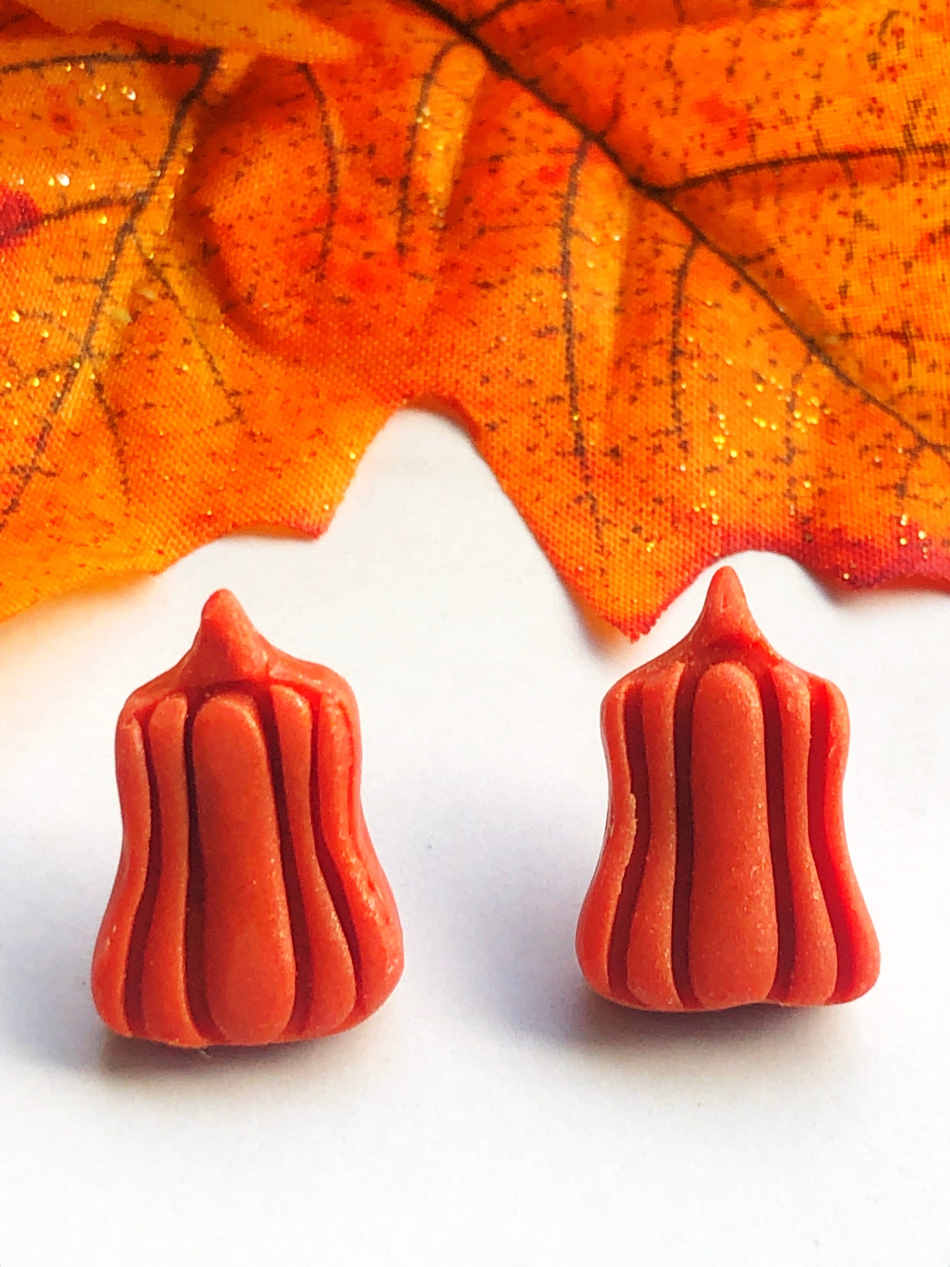 Earrings Pumpkin Stud Earrings