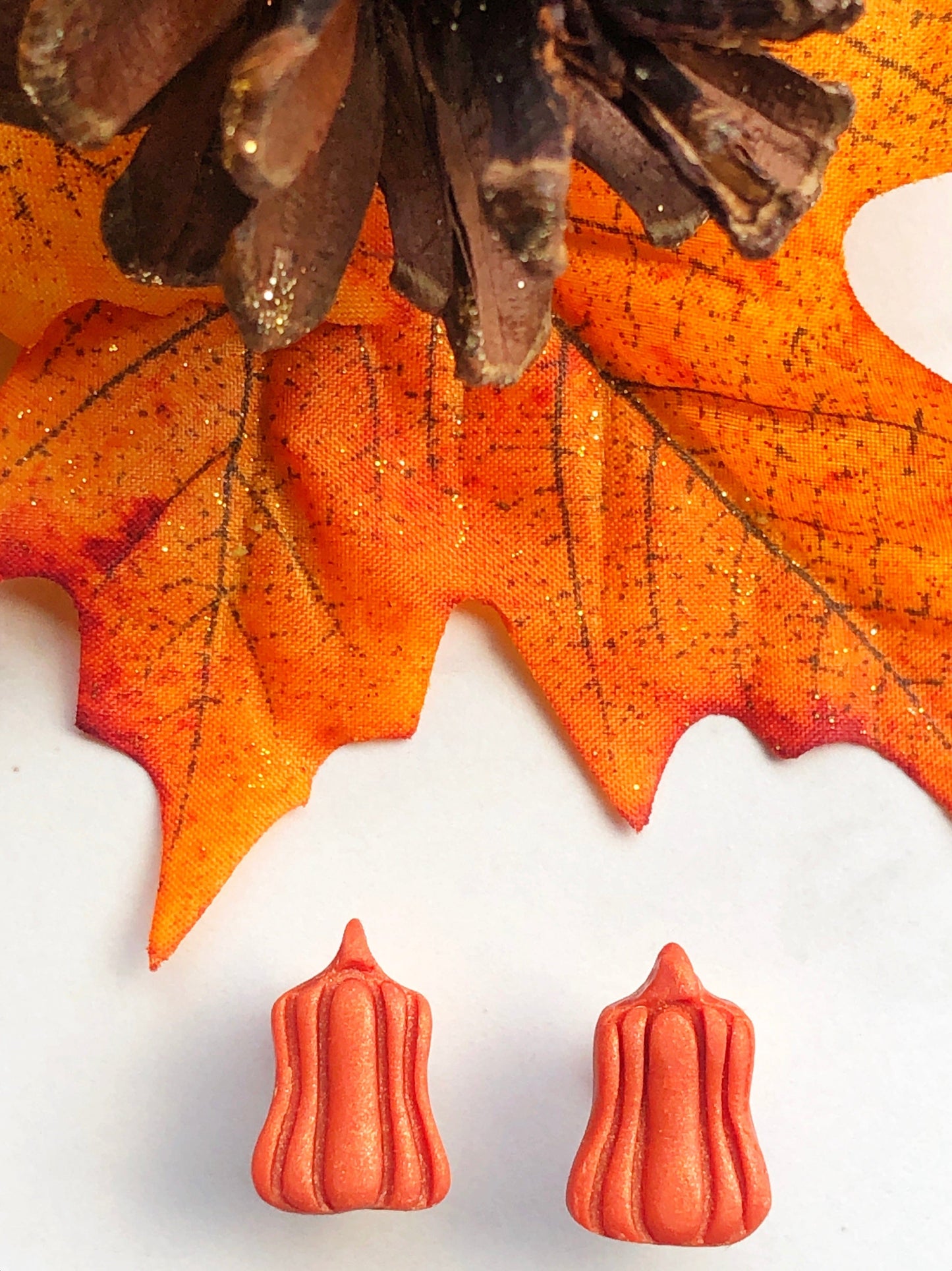 Earrings Pumpkin Stud Earrings