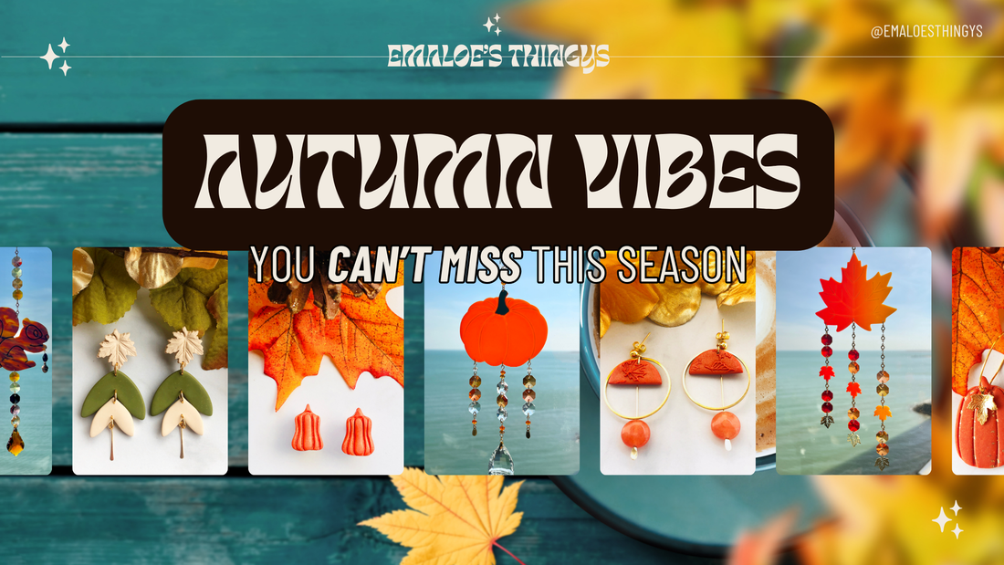 Fall in Love with Clay: Handmade Jewelry & Decor for Autumn Vibes