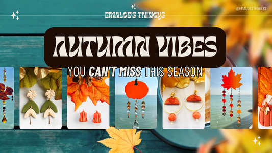 Fall in Love with Clay: Handmade Jewelry & Decor for Autumn Vibes