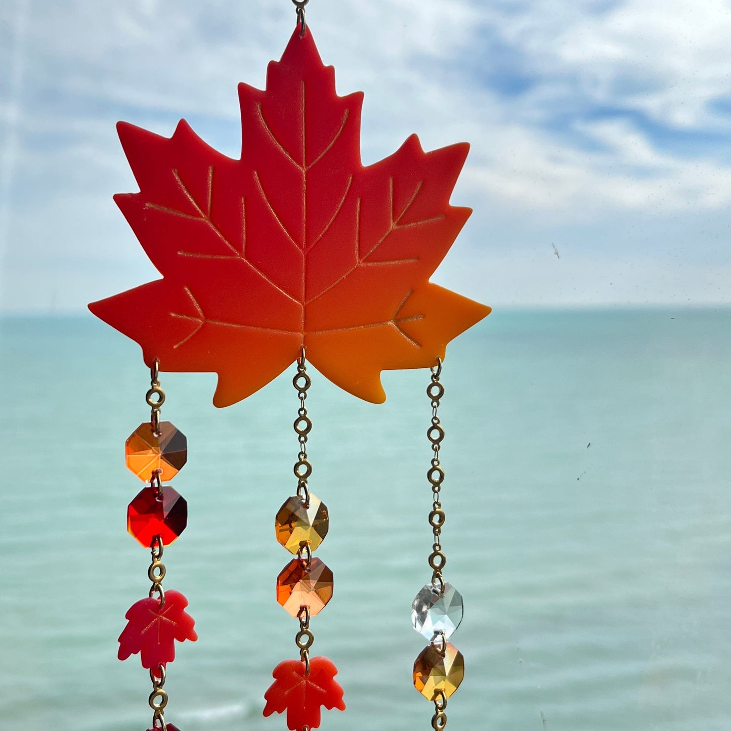 Maple Leaf Suncatcher