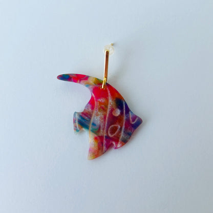 Tropical Fish Polymer Clay Earrings