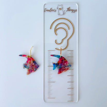 Tropical Fish Polymer Clay Earrings