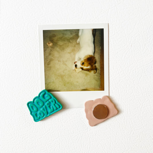Dog Lover Magnet – Handmade Clay Fridge Magnet
