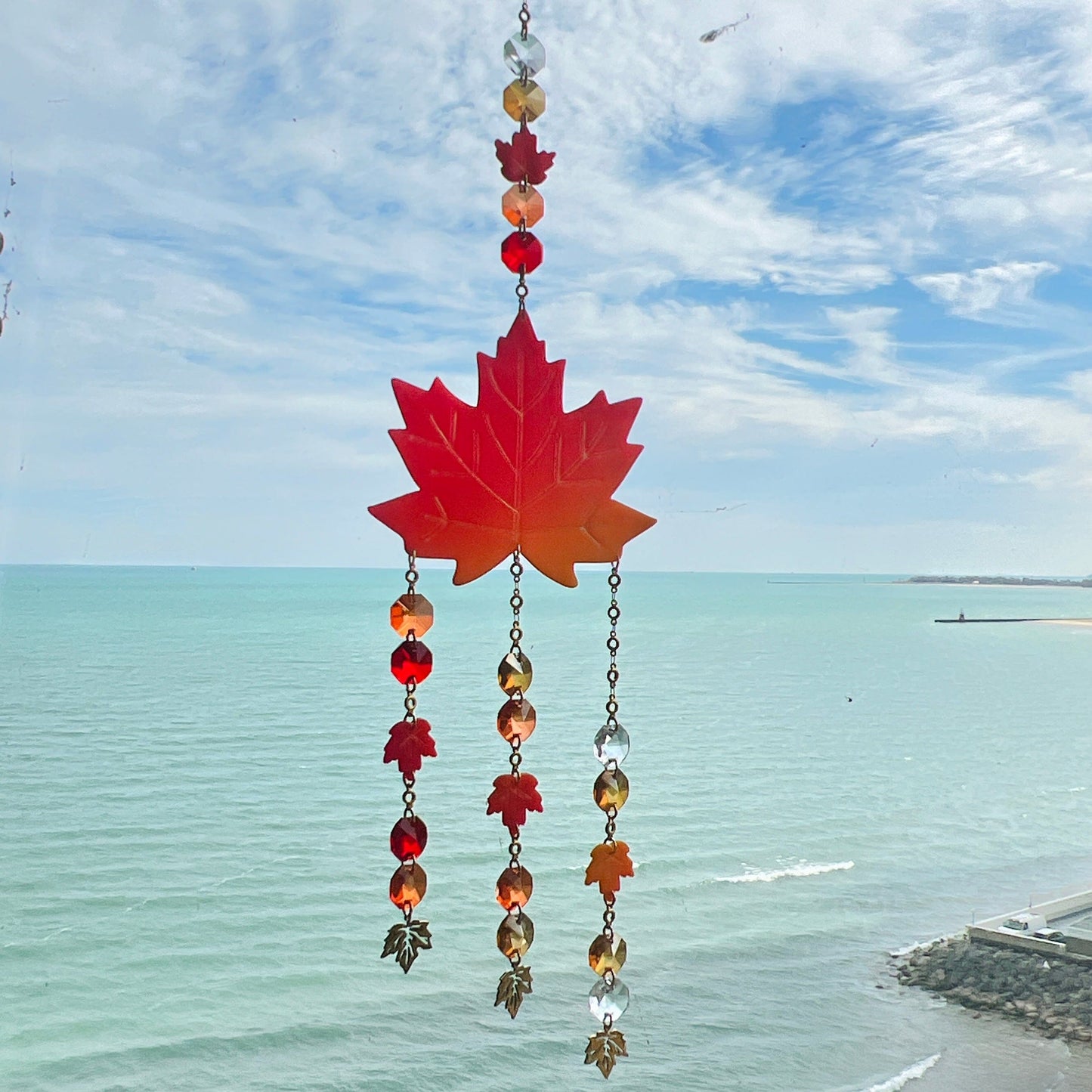 Maple Leaf Suncatcher