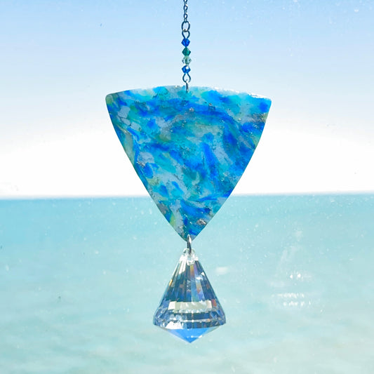 Curved Triangle Suncatcher