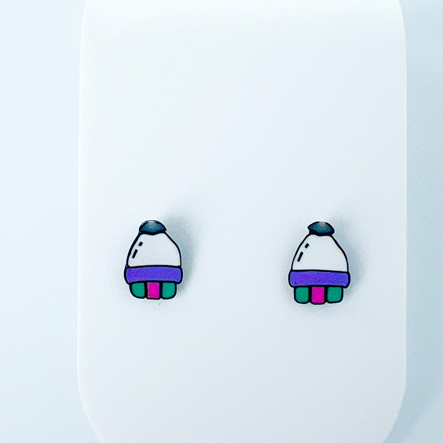 Rocket Ship Stud Earrings