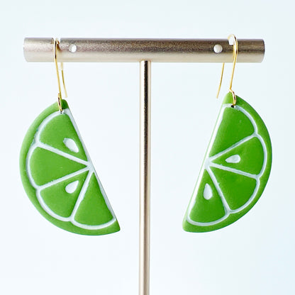 Lime Slice Earrings