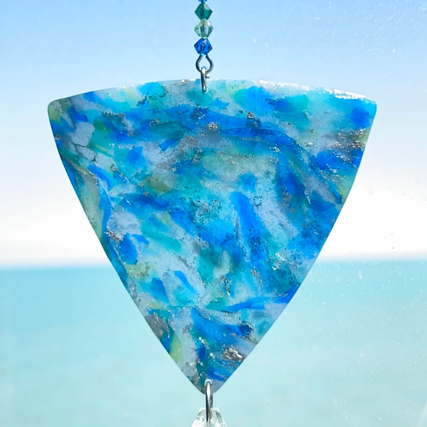 Curved Triangle Suncatcher