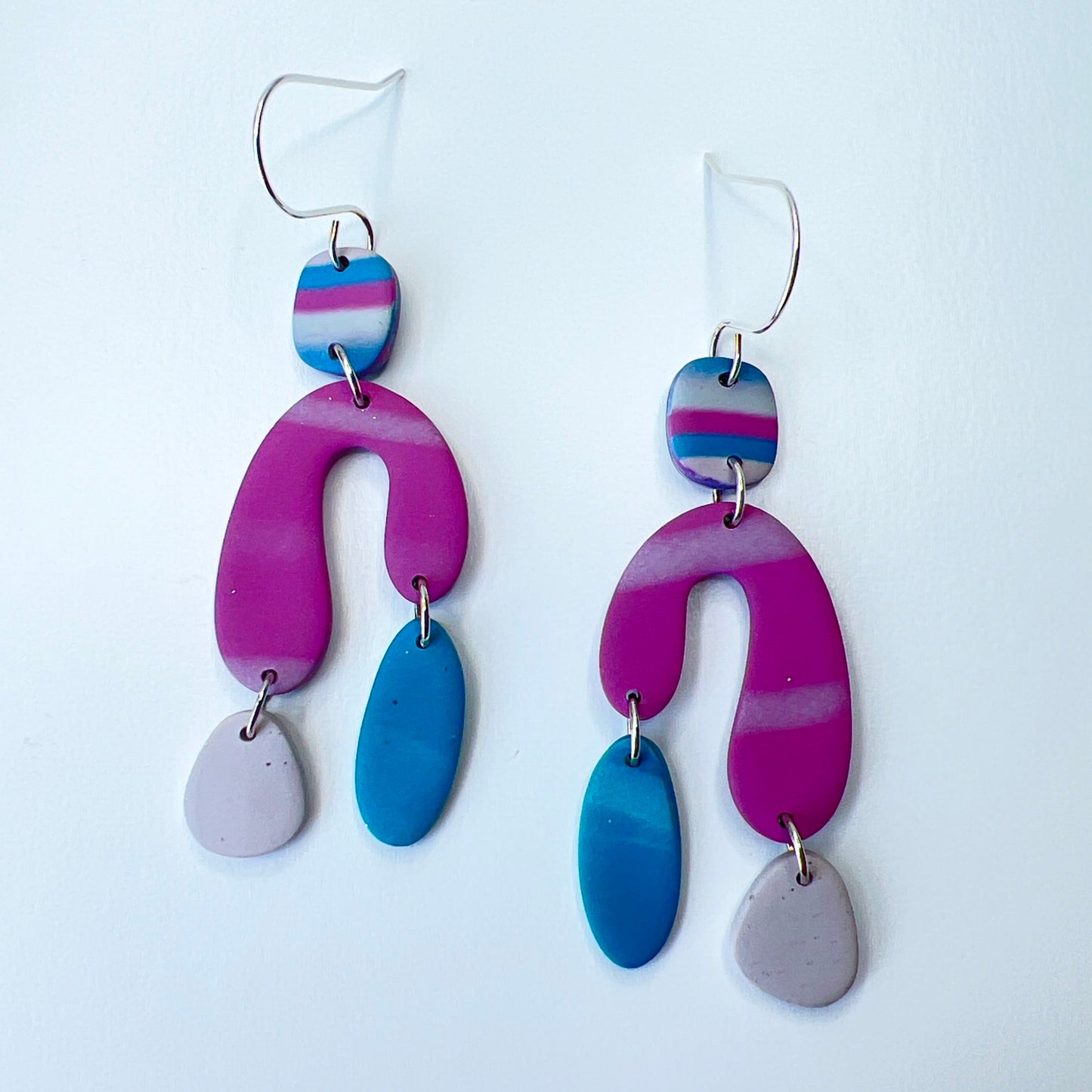 Earrings Berry Burst Abstract Dangle Earrings