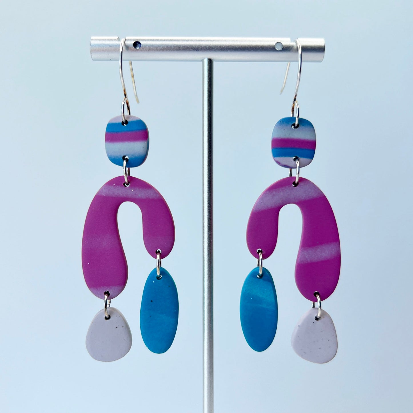 Earrings Berry Burst Abstract Dangle Earrings