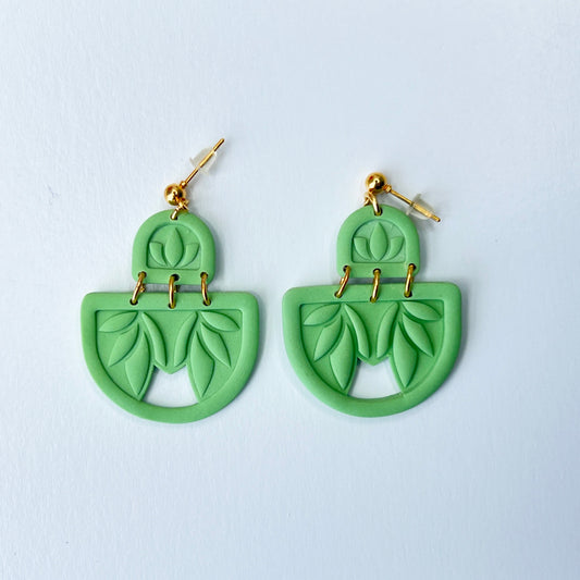 Earrings Botanical Arch Dangle Earrings