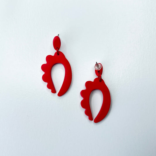 Earrings Cherry Pop Abstract Flourish Earrings