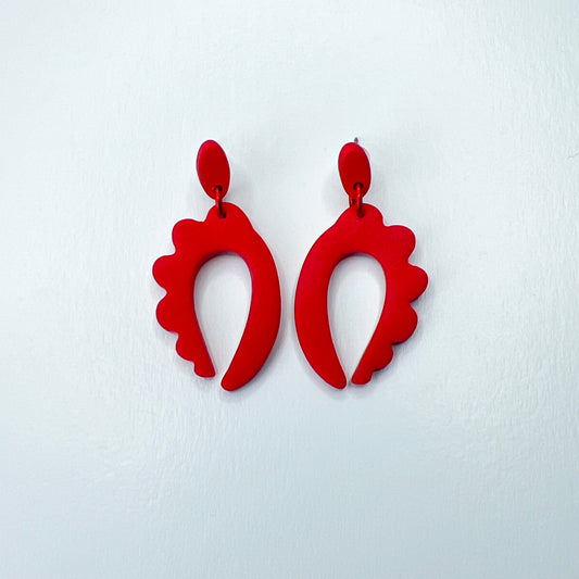 Earrings Cherry Pop Abstract Flourish Earrings