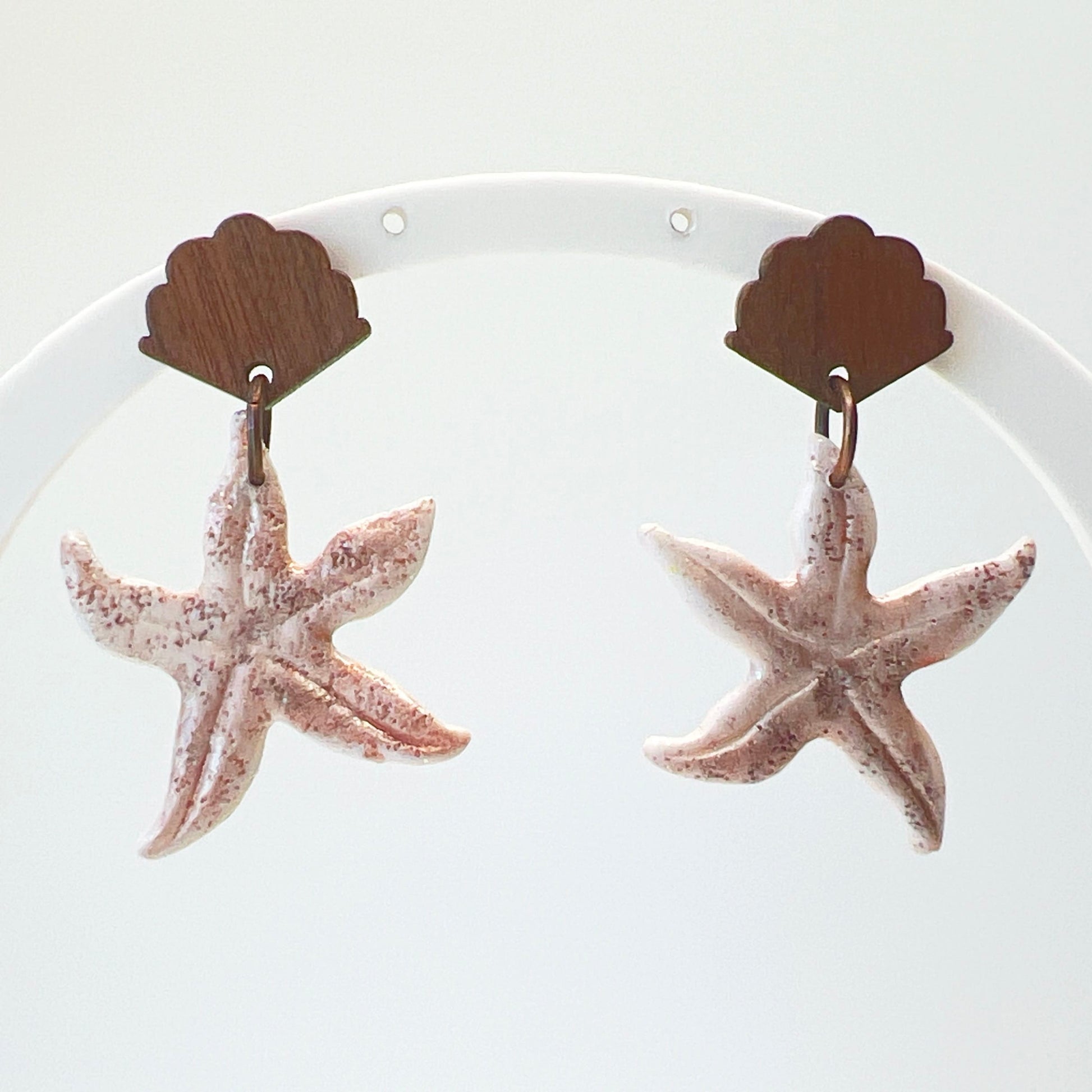 Earrings Coastal Starfish Dangle Earrings