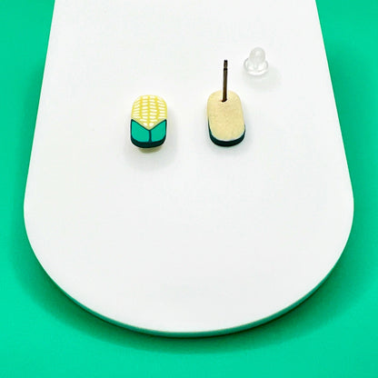 Earrings Titanium Corn Stud Earrings – Titanium or Plastic Posts