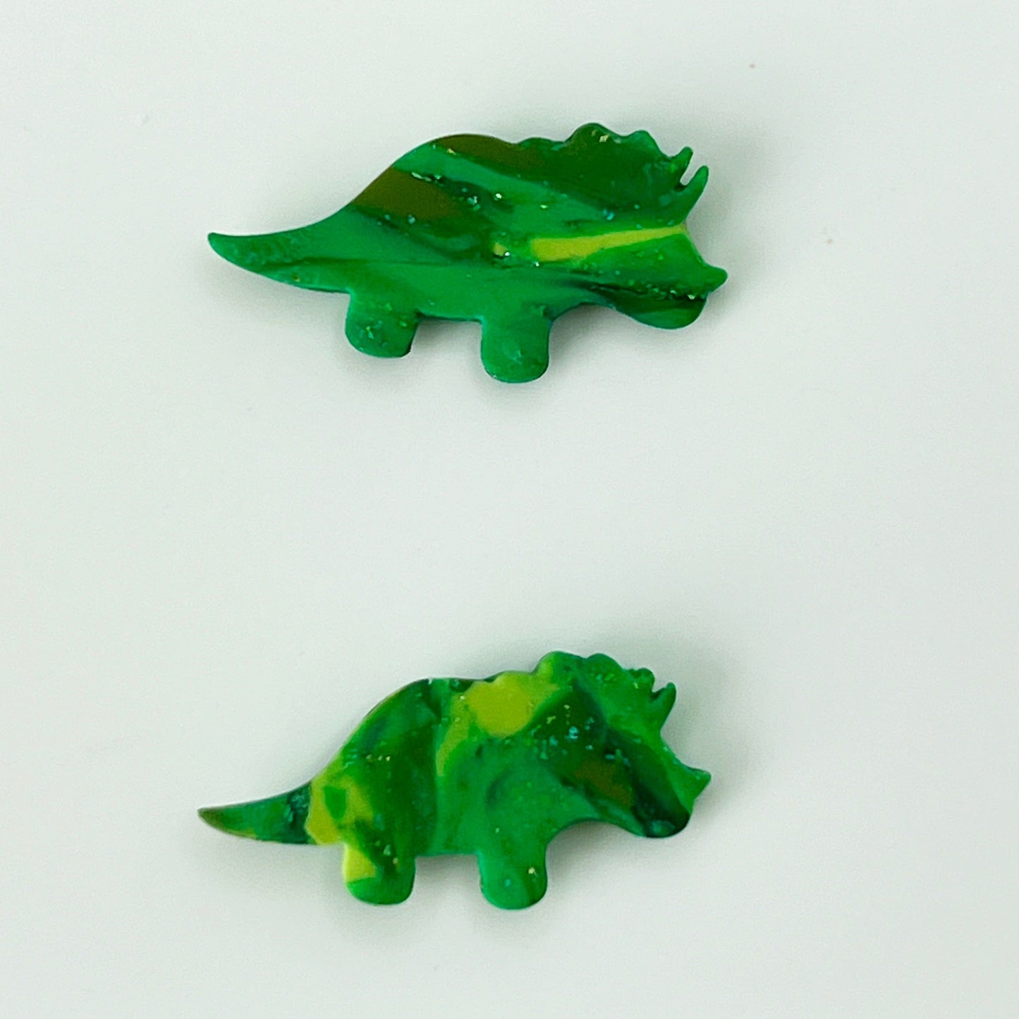 Earrings Green Dinosaur Stud Earrings – Titanium Posts