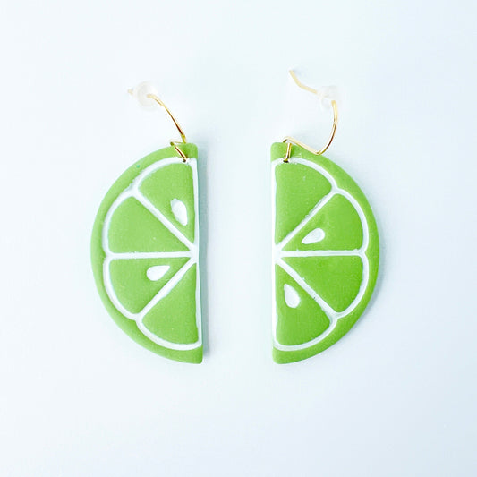 Earrings Lime Slice Earrings