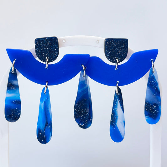 Earrings Midnight Galaxy Dangle Earrings