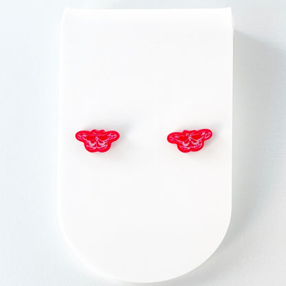 Earrings Moth Stud Earrings