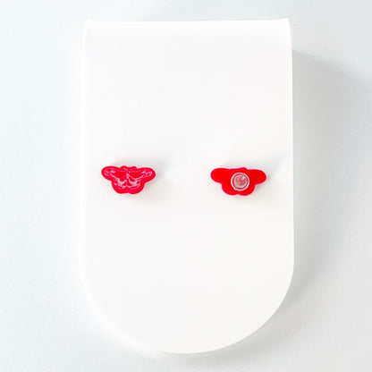 Earrings Moth Stud Earrings