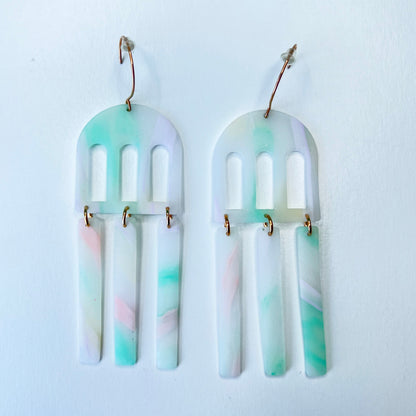 Earrings Pastel Prism Arch Dangle Earrings | Emaloe's Thingys