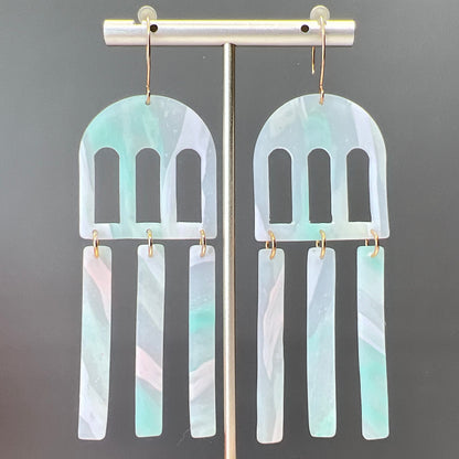 Earrings Pastel Prism Arch Dangle Earrings | Emaloe's Thingys
