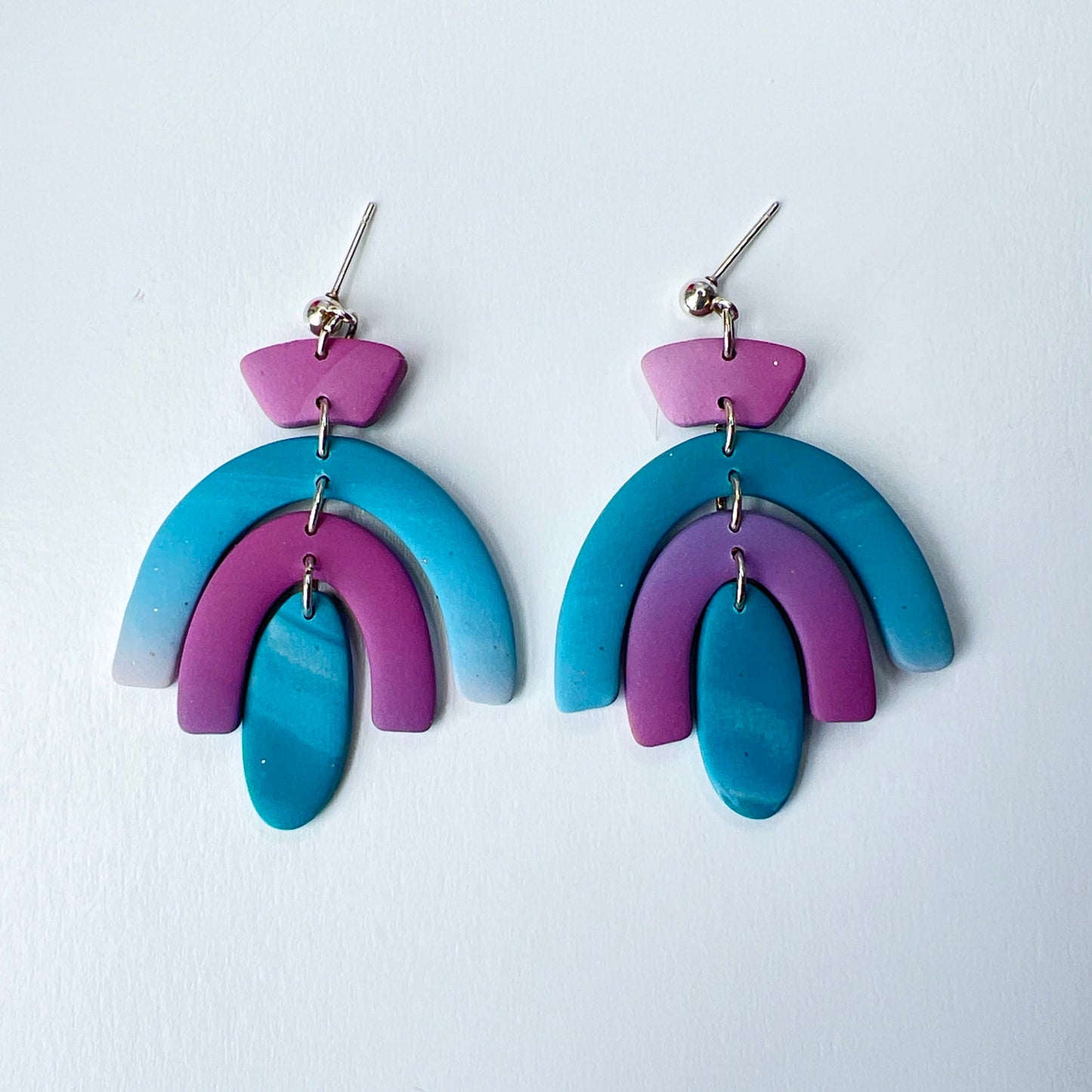 Earrings Retro Rainbow Arch Dangle Earrings | Emaloe's Thingys