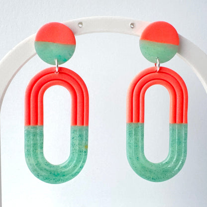 Earrings Retro Sherbet Polymer Clay Earrings