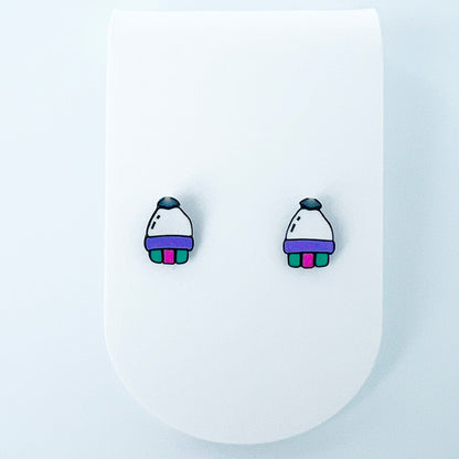 Earrings Rocket Ship Stud Earrings