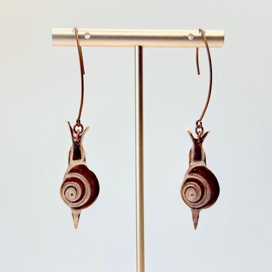 Earrings Snail Dangle Earrings