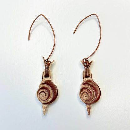 Earrings Snail Dangle Earrings
