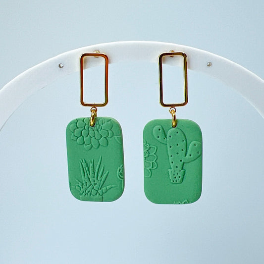 Earrings Succulent Garden Dangle Earrings
