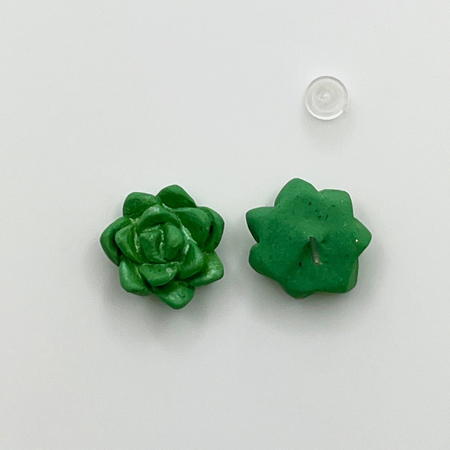 Earrings Succulent Stud Earrings - Titanium Posts