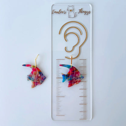 Earrings Tropical Fish Polymer Clay Earrings