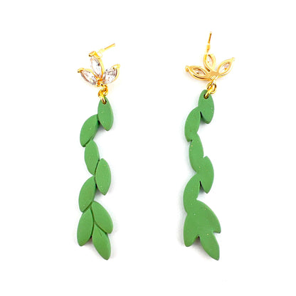 Green Vine Earrings