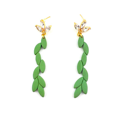 Green Vine Earrings