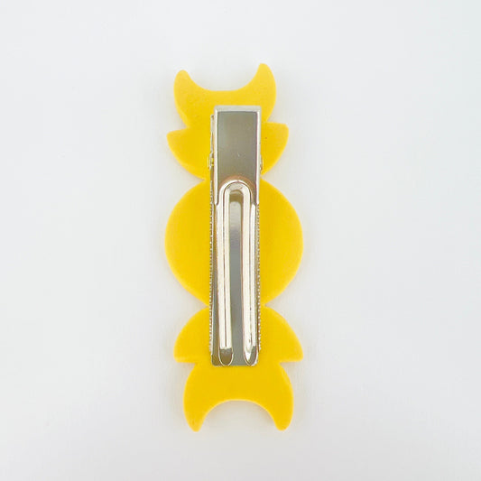Hair Clip Yellow Moon Phases Hair Clips